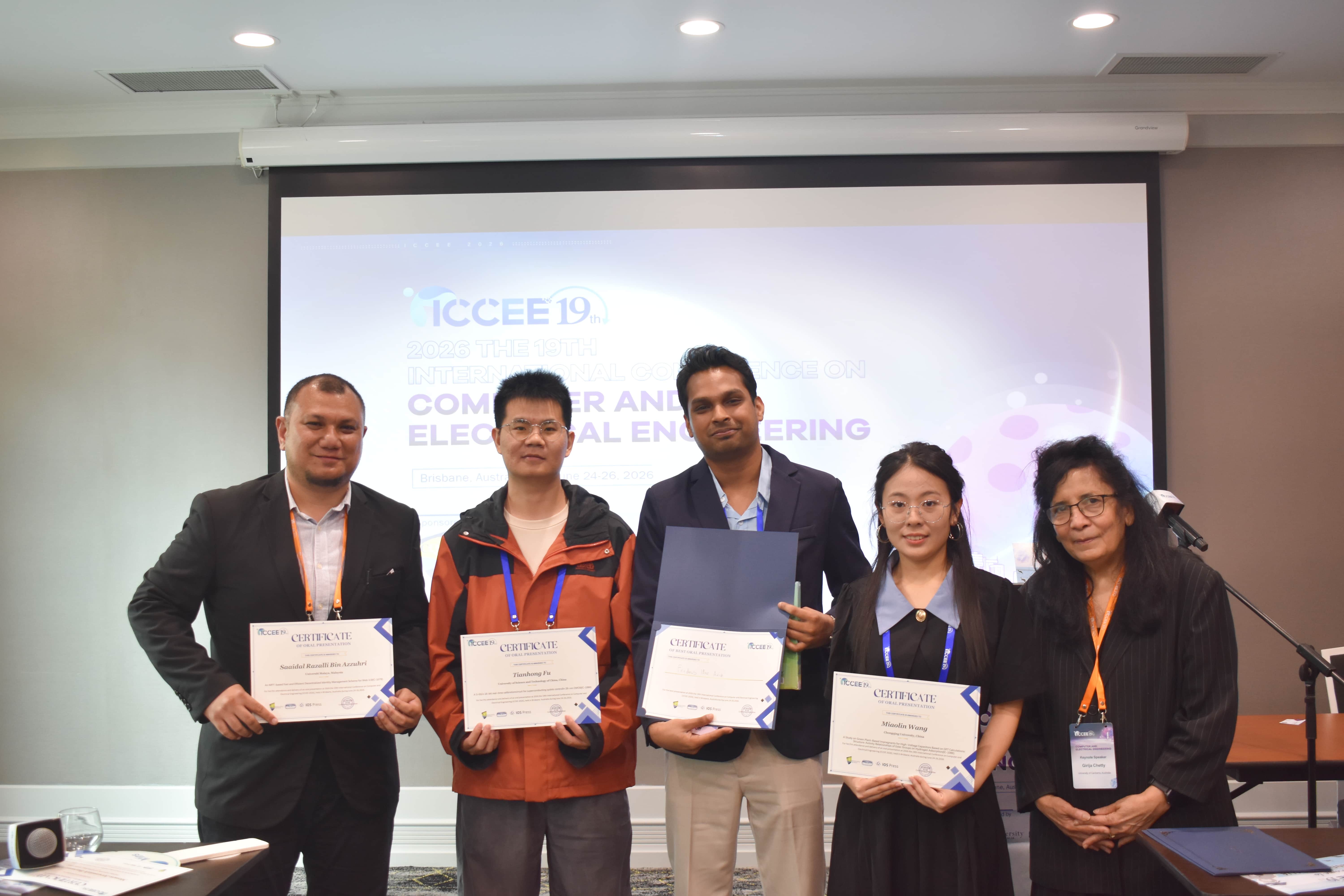 ICCEE 2026 session photo